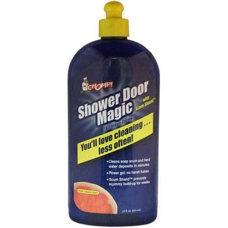 Chomp shower door magic